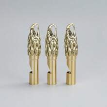 纯手工铜鹰哨 - 精致的鹰形设计，钥匙扣吊坠，经久耐用的节日派对礼物，适合户外爱好者，工艺品 | 做工精细 | 艺术挂饰，鹰形装饰品。 - 彩色 - 查看 10