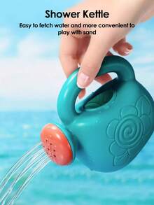 Juego de juguetes de playa para niños para exteriores, adecuado para la playa y el parque, que incluye excavación de arena, palear, juego de arena, carrito pequeño, cubeta de playa, varios modelos de tobogán de arena - Multicolor - Ver 11