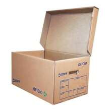 Cajas De Almacenamiento y Archivo De Carton Tamaño Oficio Legal con Tapa Paquete de 6 Printeck Resistentes para Organización de Documentos en Oficina y Hogar - Marrn - Ver 9