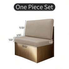 2 Stücke Sitzbezüge für Wohnmobil Dinette, dehnbare Mischung aus Spandex/Polyester, elastische Passform für Wohnwagen und Anhänger, verschiedene Farben erhältlich - Blau, Schwarz, Braun, Rosa, Lila, Anhängersitzbezug | Stilvoller Sitzbezug - Verschiedenfarbig - Übersicht 14