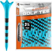 100 Pack Professional Plastic Golf Tees 2 3 4 Inch 3 1 4 Inch Enhanced Durability Stability Practice Tees Low Friction Golf Accessories For Men Women Driving Range Training Home Backyard - Blue 3-1/4" (100pcs) - View 8