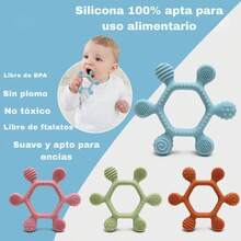 Silicone Teething Toy For Babies - 藍色 - 查看 6