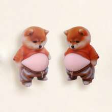 创意柯基犬造型硅胶防撞门挡，静音挤压减压小工具 - 2pcs - 查看 5