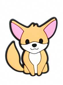37pcs Cartoon Animal World Series Hole Decor Phone Case Brooch PVC Soft Sticker Cute DIY Jewelry Accessories - Multicolor - View 6