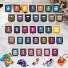 Bolsa de tinte de tela de 10g, pigmento en polvo para tinte de corbata, renovación de coloración de ropa, algodón, lino, Jeans, teñido DIY, teñido textil hecho a mano﻿ - 1586529 - Ver 1