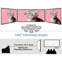 Projector Screens: 60/72/84/100/120/150 Inch,Portable, Foldable Projector Screens; 16:9, 4K, 3D; Indoor And Outdoor Movie Screens; Double-Sided Projection Screen For Home, Parties, The Office, And Classrooms-A Back-To-School Essential - 60inch - View 6