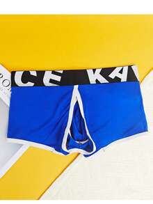 3-Pack Men's Cooling Boxer Briefs,Men's Sexy Mid-Rise Boxer Briefs - Cutout Back Design & Removable Inner Pocket,  Breathable And Comfortable Boxer Shorts, Elastic Sports Shorts, Suitable For Outdoor Sports & Casual Wear Men's Casual Underwear For Everyday Wear, Lightweight And Comfortable Briefs, A Great Gift For Him. - Random Color 3 Pack - View 10