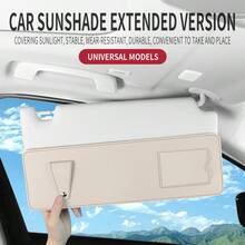 Adjustable Car Sun Visor Extender, Anti-Glare, Universal Fit, Can Store Miscellaneous Items - A - View 1