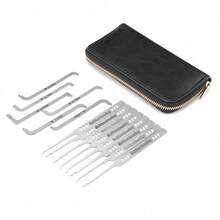Bộ dụng cụ thợ khóa chuyên nghiệp bán chạy nhất 8+6 món, bộ mở khóa cầm tay một móc - A - Xem 3