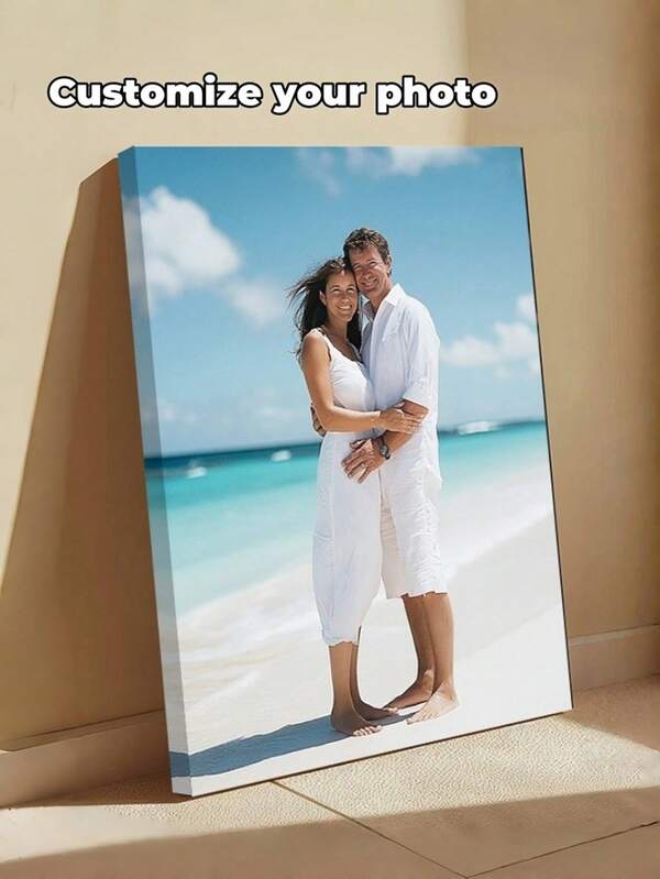 Customized Canvas Poster, Romantic Couple Photo Art Piece Suitable For Wedding And Anniversary Gift, Modern Wall Decor Perfect For Bedroom, Living Room, Kitchen And Home Office, Anniversary Gift, Fashion Home Decor, Art Decor, High-Quality Canvas, Durable Frame, Framed Poster, Wedding Planner, Home Decor
