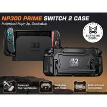 HELLCOOL Pop-Up Protective Case Upgraded Protective Cover Ergonomic Comfort PC Material Grip Shell Case For Switch 2 - View 2