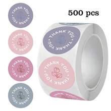 500pcs/Roll Sticker Labels, Cartoon Children Reward Stickers, Bakery Cake Sealing Stickers, Wedding Decorations - 1 Set - View 7