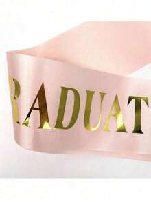 1 pieza "Me Gradué" Chal de Graduación, Accesorio para Fiesta/Celebración Escolar, Accesorio para Fotos, Regalo de Graduación, Regalo para Amigos, Familia, Regalo de Graduación, Regalo de Regreso a Clases - Multicolor - Ver 7