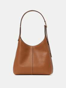 Túi đeo chéo KS 454 Series bằng da đặc trưng với mặt dây chuyền Kate Spade, túi đeo vai kiểu Hobo có dây đeo điều chỉnh được. - màu nâu - Xem 7