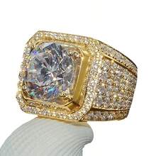 1pc Men's Fashion Ring, Luxury Business Style, Embellished Decorative Ring, Suitable For Valentine's Day, Vacation, Commuting, Dating, Party, Wedding, Engagement, Proposal Ring, Suitable For Husband, Boyfriend, Father's Birthday Gift, Anniversary, New Year Gift, Suitable For All Seasons - Gold - View 4