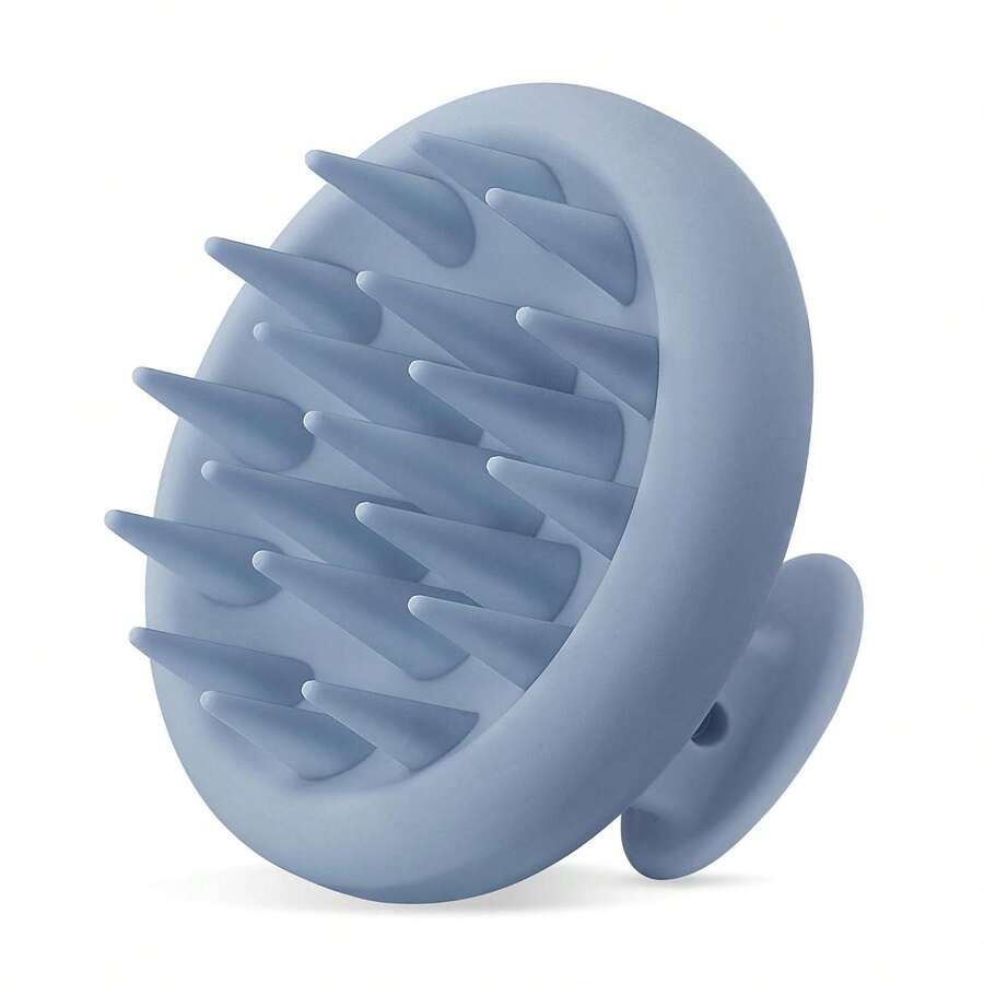 Silicone Scalp Massager Shampoo Brush Soft Head Scrubber Hair Care Brush Anti Itch Dandruff Relief Scalp Exfoliating Massage Tool For Wet And Dry Hair Detangling Hair Growth Stimulating Brush For Women Men Home Shower Travel Use - 1 - View 1