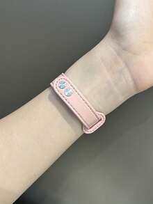 18mm 20mm 22mm 标准尺寸真皮表带 - 时尚替换表带，兼容华为 Galaxy Watch 7 6 5 4 40mm 44mm、Galaxy Watch 5 Pro、Galaxy Active 2、Watch 6 4、GT6 GT5 GT4 GT3 GT2 Pro，男女通用 - 粉色 - 查看 5