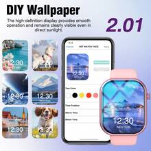 Smartwatch With The Following Functions: Answer Calls, Message Reminders, Music Control, Remote Camera, Pedometer, Calorie Tracking, Multiple Sports Modes, Alarm Clock, Incoming Call And Message Notifications, Compatible With Android And IOS Systems. - Multicolor - View 6