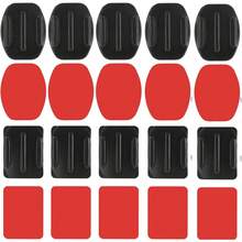Helmet Adhesive Sticky Mounts Curved Attachment Flat Mount Compatible With For Hero 13 12 11 10 Max 9 8 7 6 5 4 Session For DJ Osmo Action Cameras - View 13