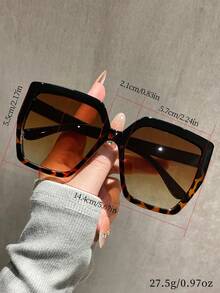 3 piezas Gafas de moda estilo bohemio, esenciales para la playa, viajes, fiestas, festivales de música, estilo Y2K - Multicolor - Ver 5