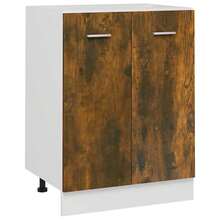 vidaXL Unterschrank Lyon Räuchereiche 60x46x81,5 cm Holzwerkstoff - Braun - Übersicht 2