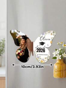 1 Nam châm hình bướm in ảnh và chữ tùy chỉnh, Nam châm tủ lạnh cá nhân hóa cho khóa tốt nghiệp năm 2026, Nam châm ảnh hoa tốt nghiệp tùy chỉnh, Quà lưu niệm tốt nghiệp, Quà tặng nam châm hình bướm tốt nghiệp độc đáo, Nam châm tủ lạnh tốt nghiệp có thể tùy chỉnh, Quà tặng cá nhân hóa, Trang trí tiệc mùa tốt nghiệp, Quà tặng tốt nghiệp - Nhiều màu - Xem 7