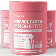 3 Packs Private Parts Probiotic For Women| Lactobacillus Acidophilus, Xylooligosaccharides & Lactobacillus Fermentum - Supports Private PH, Feminine Health & Private Flora| Capsules By HIMIYER, Shelf Life: 730 Days - pack - 查看 1