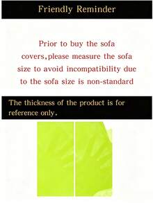 1pc Solid Color Milk Silk Elastic Sofa Seat Cushion Cover, High Elasticity Dust-Proof All Season Suitable For Garden Rattan Sofa Seat Cushion Protector - Lime Green - View 9