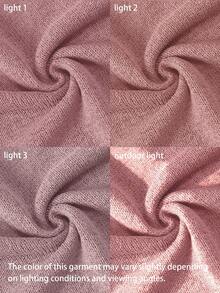 Women's Solid Color Knit Vest, Retro Japanese Style Layering Casual Short Cardigan, Versatile For Summer Vacation, Autumn, Spring - Dusty Pink - View 4