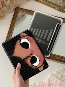 Ốp máy tính bảng phong cách hoạt hình cô gái, tương thích với iPad Air 8 (M4) 2026 (11 inch)/2026 (13 inch), Air 4/5 10.9 inch, thế hệ thứ 10, thế hệ thứ 7/8/9 10.2 inch, Galaxy Tab S6 10.4 inch, Tab A7 Lite 8.7 inch, kiểu INS, có khe cắm bút, tự động tắt/mở màn hình, thích hợp làm quà tặng cho mùa tựu trường, ngày Valentine, các dịp lễ. - Nhiều màu - Xem 7