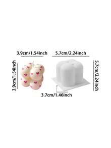 Khuôn silicon làm nhựa - Khuôn silicon hình cầu ba chiều 2*2 cm dùng làm nến bong bóng, xà phòng thủ công, khuôn thạch cao. - Khuôn quả cầu ma thuật - Xem 8