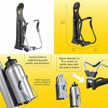 Topeak Modula Waterbottle Cage 2 Estructura para Llevar Botellas de Agua - Negro 10 piezas - Ver 1