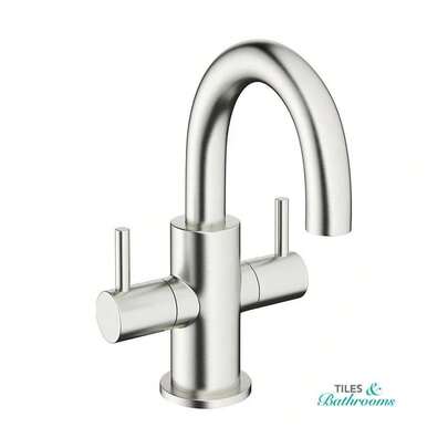 Crosswater MPRO Brushed Stainless Swivel Spout Mini Basin Mono Tap PRO118DNV