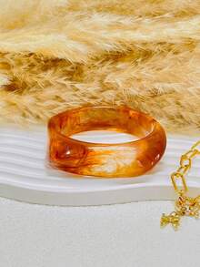 Bộ 3 vòng tay charm, vòng tay vàng, vòng tay nhựa, vòng tay đỏ, vòng tay bản rộng, vòng tay dày, bộ vòng tay phối vàng & đỏ, bộ vòng tay, vòng tay bản rộng, vòng tay nữ, quà tặng cho nữ - Nhiều màu - Xem 5