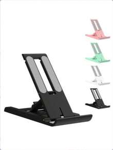 Support de téléphone portable pliable et réglable, support de bureau portable pour téléphone mobile, support de téléphone portable rétractable, compatible avec Xiaomi, Apple, téléphones, cadeau pour amis et fête des mères - Multicolore - Voir 2