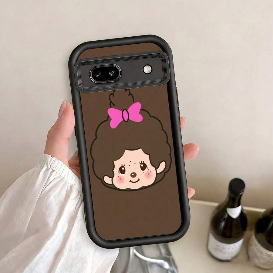 苹果スマホケース45白色iPhone14Plus総柄キャラクター16ProMax耐衝撃14ProMaxかわいい14Pro四角保護 - 黑色 - チェックする 1