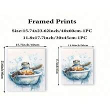 2D Flat, 2D Flat, 2D Flat 1pc 2D Flat Wooden Framed Canvas Artwork, Titled 'Be Rewarded: Empty And Repeat', Featuring A Vintage Beer Sign. This Ready-To-Hang Wall Art Is Ideal For Decorating Dining Rooms And Bars - 無框 - 查看 5