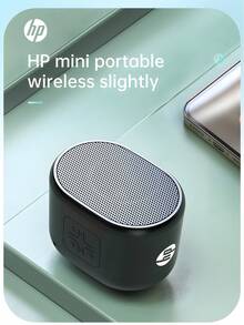 HP BTS01 Portable Bluetooth Speaker, Bluetooth 5.0 Wireless Mini Speaker With Lanyard, IP54 Waterproof, Hi-Fi Stereo, Built-In Microphone, 3.5mm AUX Input For Home, Travel, Outdoor - View 3