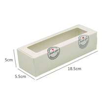 30 hộp quà hình chữ nhật bằng giấy Kraft trắng có cửa sổ trong suốt, hộp quà giấy Kraft có thể gấp gọn kèm nhãn dán "Cảm ơn", thích hợp làm quà tặng đám cưới, quà tặng ngày lễ, bao bì tự làm. - Xem 5