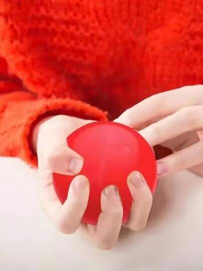 1 pieza Pelota de agarre de ejercicio manual, fortalecedor de agarre manual profesional para ejercicio y recuperación, pelota de agarre redonda, pelota de espuma suave para aliviar el estrés y masaje para adultos