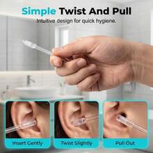 24pcs Reusable Sticky Ear Cleaning Swabs, Adult Household Ear Wax Removal Tool, Ear Cleaner Cotton Buds - Multicolor - View 7
