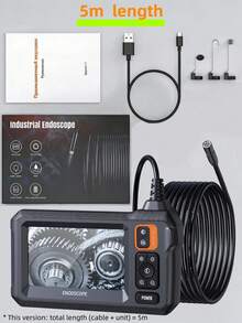 Endoscope Camera, 1080P HD Borescope, IP67 Dustproof & Water-Resistant Snake Camera With 4.3 Inch IPS LCD Screen, Semi-Rigid Flexible Cable Inspection Camera, 2000mAh Battery, For Car Maintenance, Pipe, HVAC, Home Inspection, Great Gift Tool For Men - Multicolor - View 14