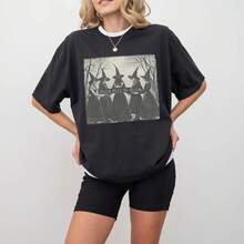 Women T-Shirts - Black - View 5