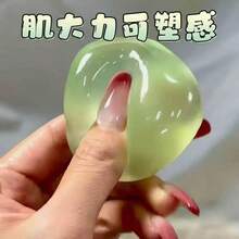 6厘米薄荷蓝椰子油麦芽软绵绵挤压玩具，慢回弹抗压可拉伸减压口袋指尖玩具 - 彩色 - 查看 11