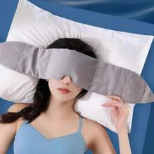 Weighted Eyemask For Deep Sleep 100% Blackout Strap-Free Design Calming Eye Cover For Side-Sleeping Comfortable For Eyes - Purple - 查看 7