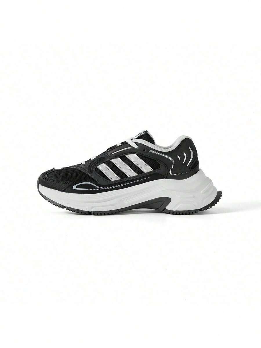 Adidas Giày chạy bộ nữ kiểu dáng thể thao cổ điển mới, phong cách "Dad Shoes". - Đen và trắng - Xem 1