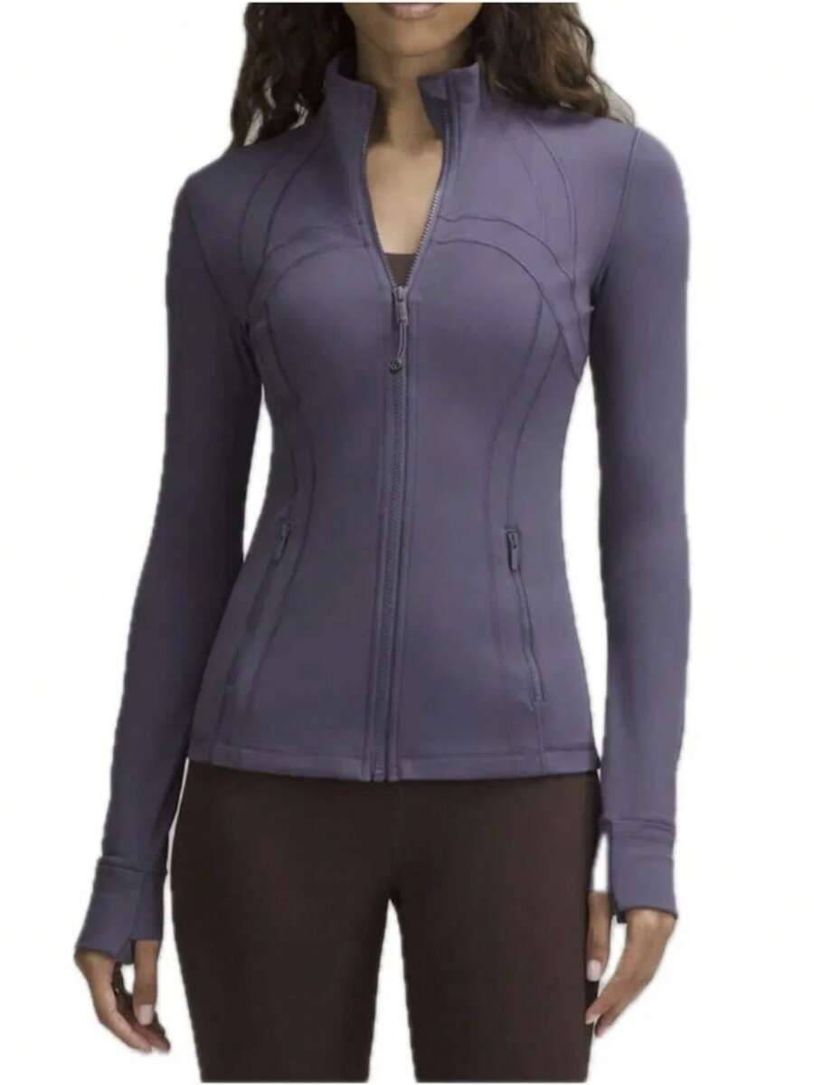 Lululemon Women's Define Jacket Nulu™ | Buttery-Soft Weightless Fabric | Slim Fit Streamlined Athletic Zip-Up | Studio-To-Street Performance Outerwear - 紫丁香色 - 查看 1