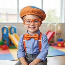 Cosplay Blippi Talla Infantil, Disfraz Temático para Fiestas y Eventos Especiales - 1 - Ver 2