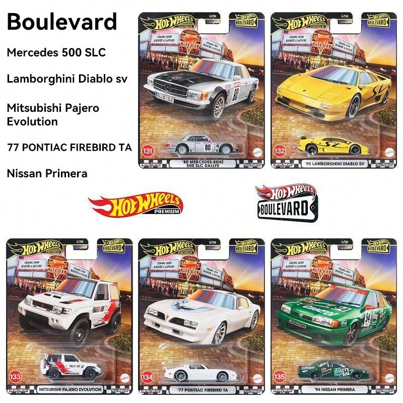 Mattel Hot Wheel 风火轮 1:64 比例玩具车,适合玩耍或展示,合金车模,GJT68。逼真收藏玩具车,送给男孩的绝佳礼物。 - 彩色 - 查看 1