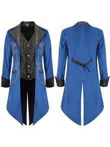 Men Cosplay Clothing - 2403023 Party Dress Blue - View 1